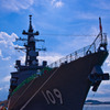 梅雨明け夏空～護衛艦