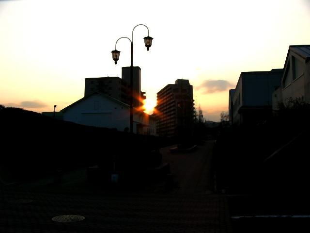 夕日が沈んだら