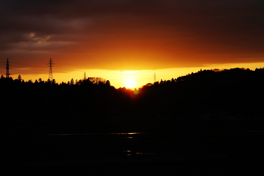 太陽がしずむとき
