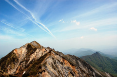 快晴な大山