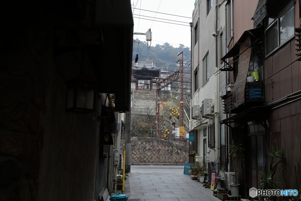 尾道商店街の路地裏