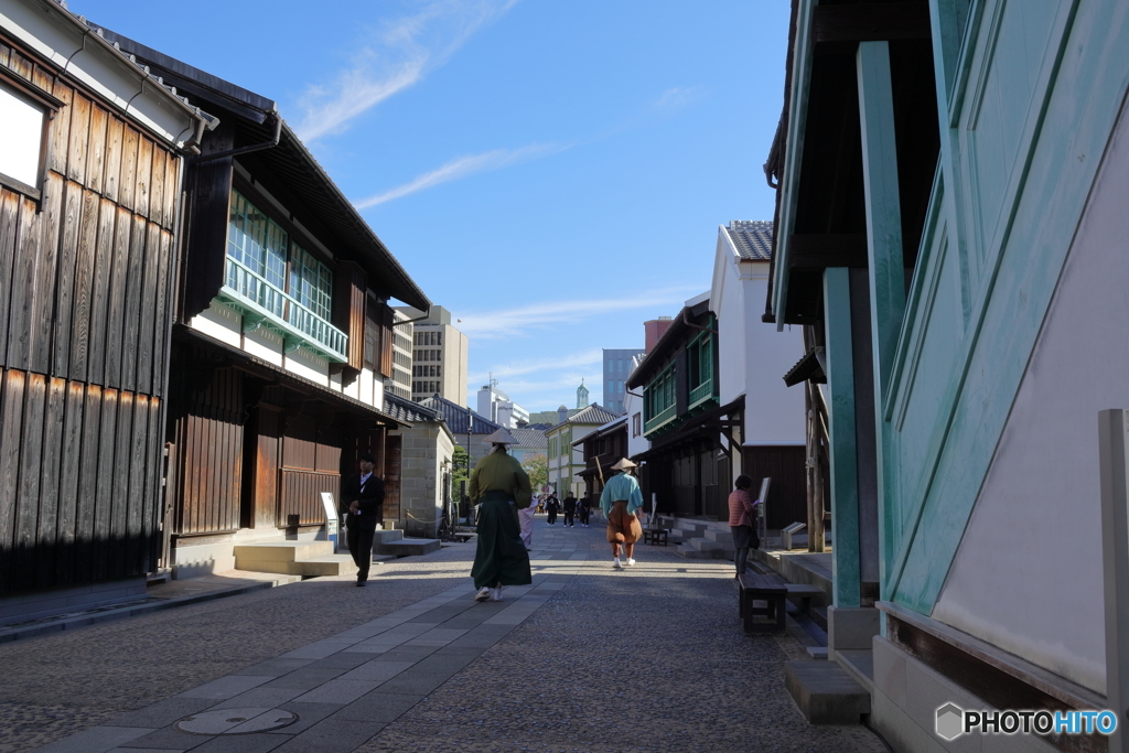 出島の街並み