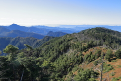 大峯の背骨