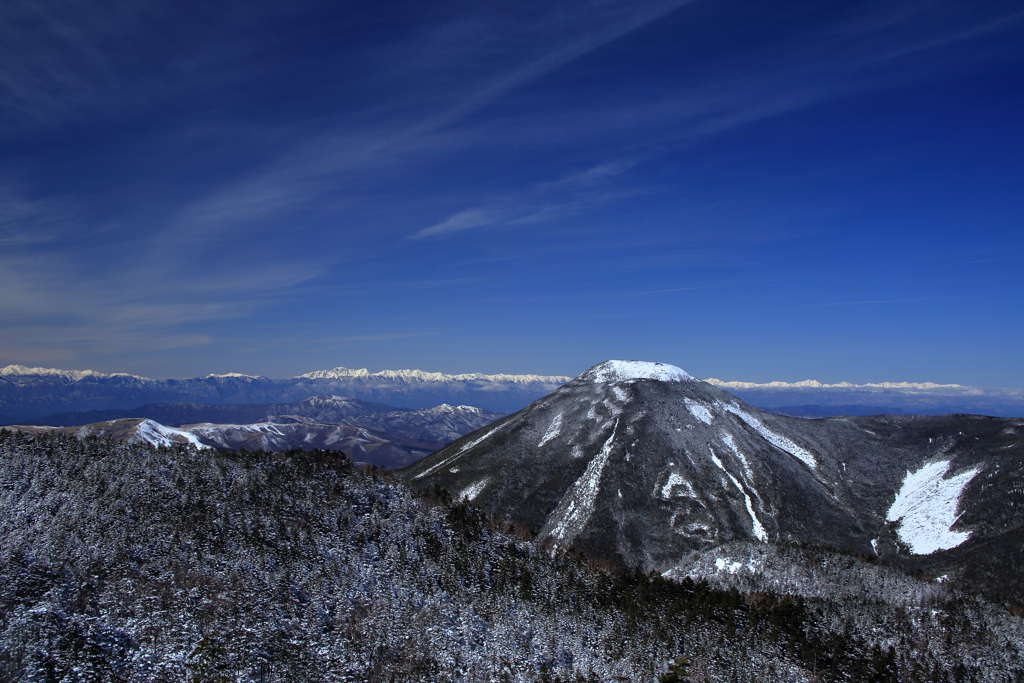 北横岳山頂から