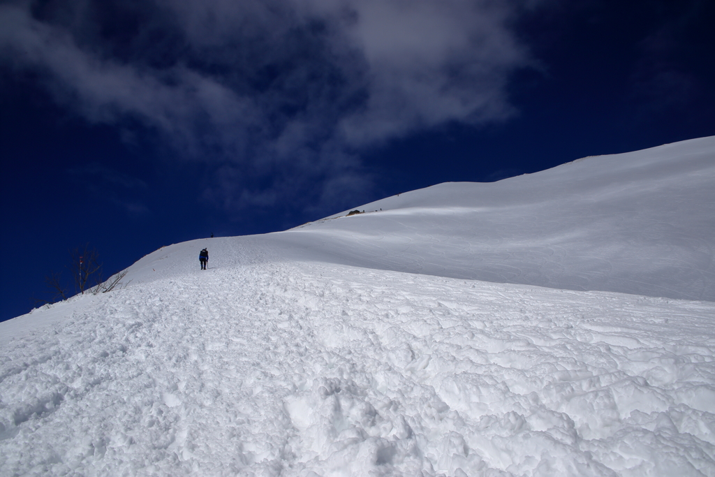 blue sky,white snow