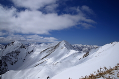 谷川連峰の山並み