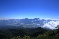 奥秩父の山並み