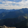 南アルプス北部の山並み