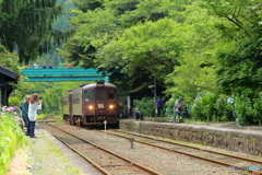 列車が来たよ。