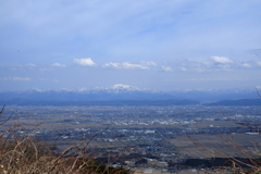 弥彦山から見る越後平野