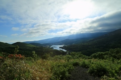 高原の湖