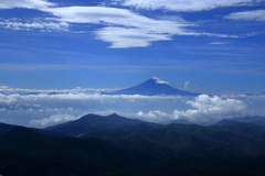 金峰山頂上から