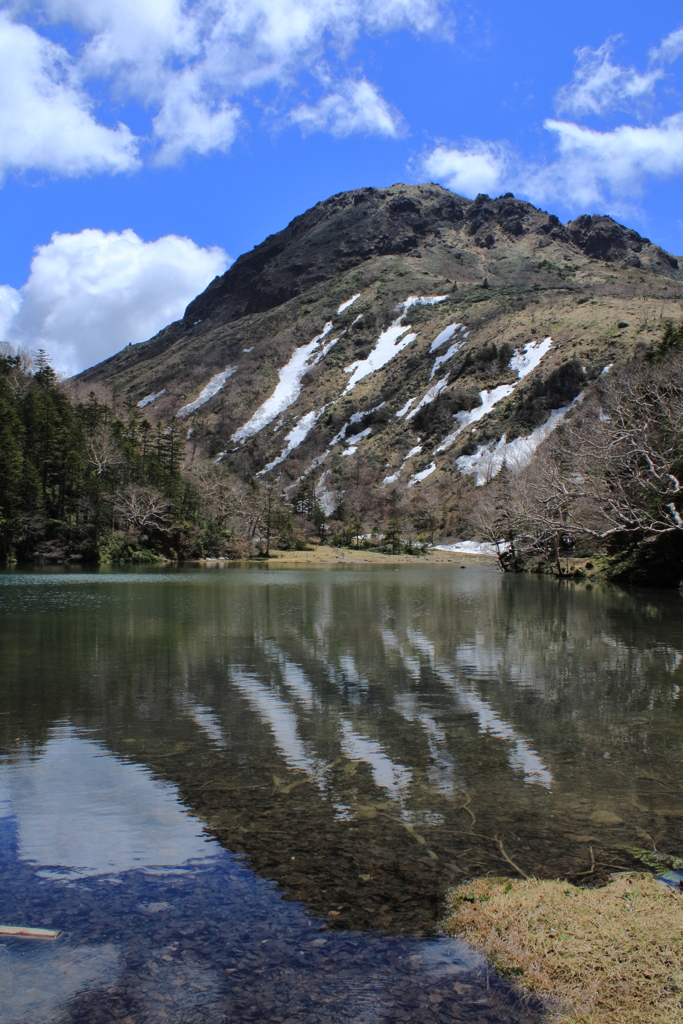 Reflected mountain