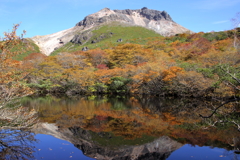 那須岳とひょうたん池