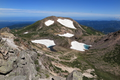 白山の火口湖