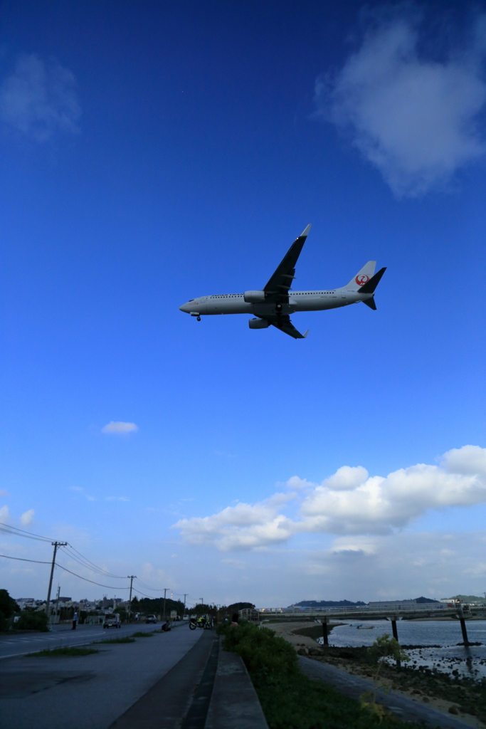 初めての旅客機撮影