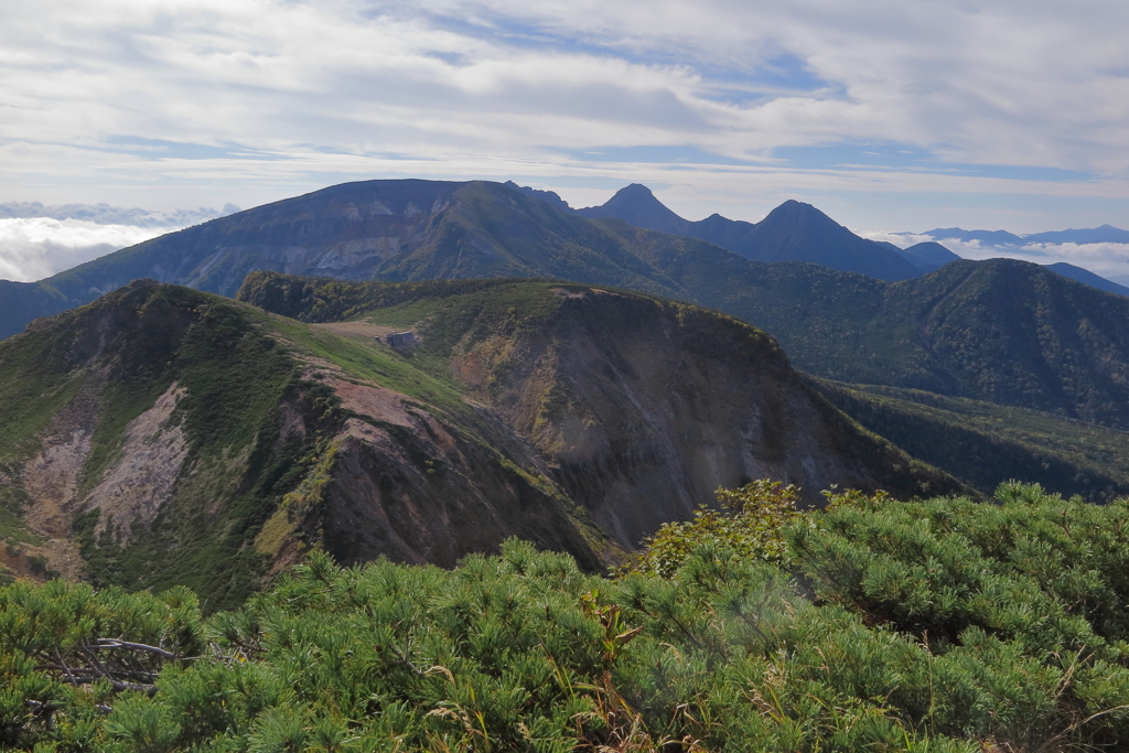 八ヶ岳の山並み