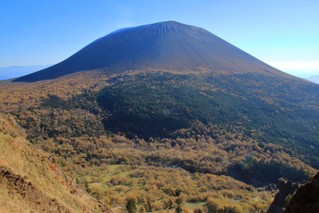 雄大な浅間山