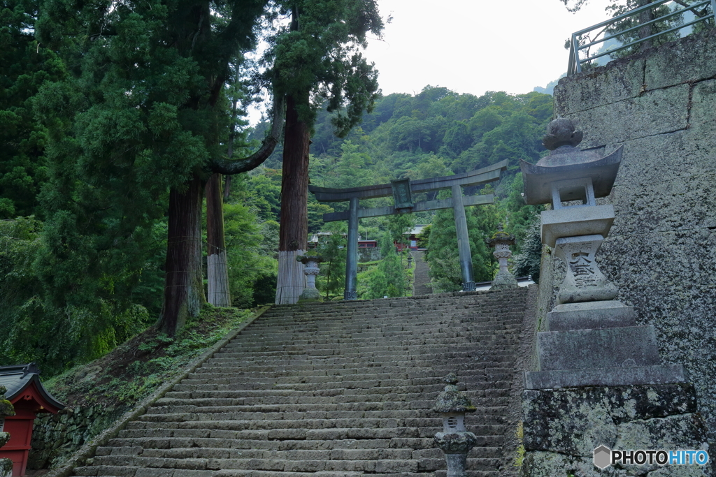 妙義神社　石段