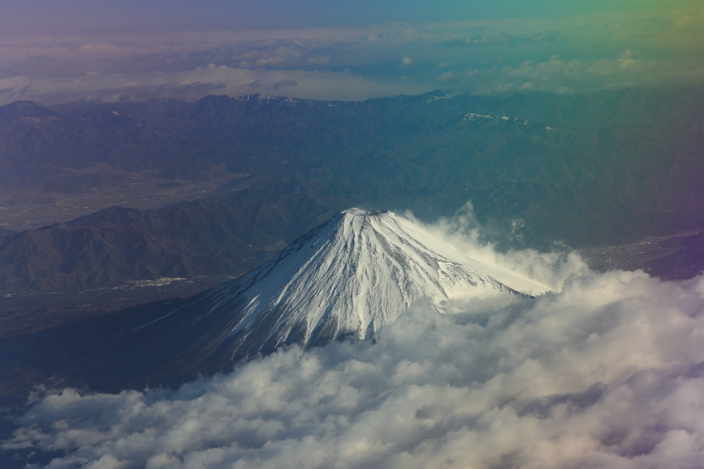 日本最高峰の頂き