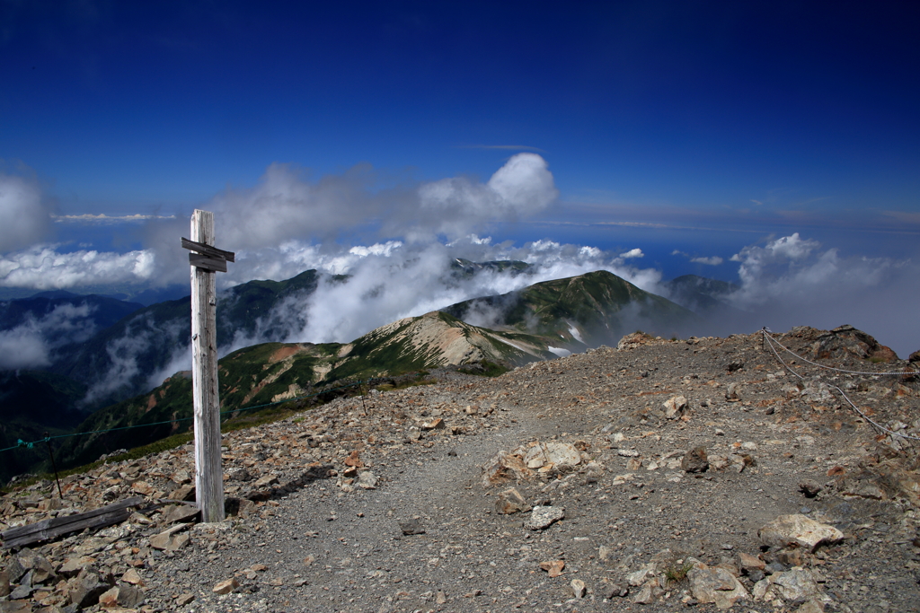 白馬岳山頂