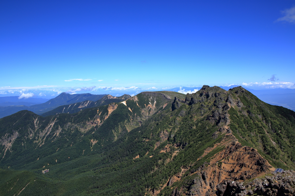 八ヶ岳の山並み