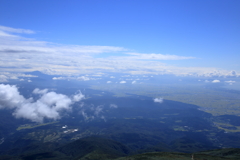 月山と庄内平野