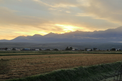 北の朝焼け