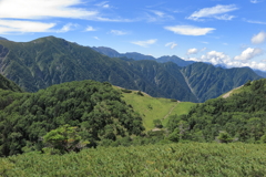 南アルプスの展望地