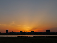 夕日