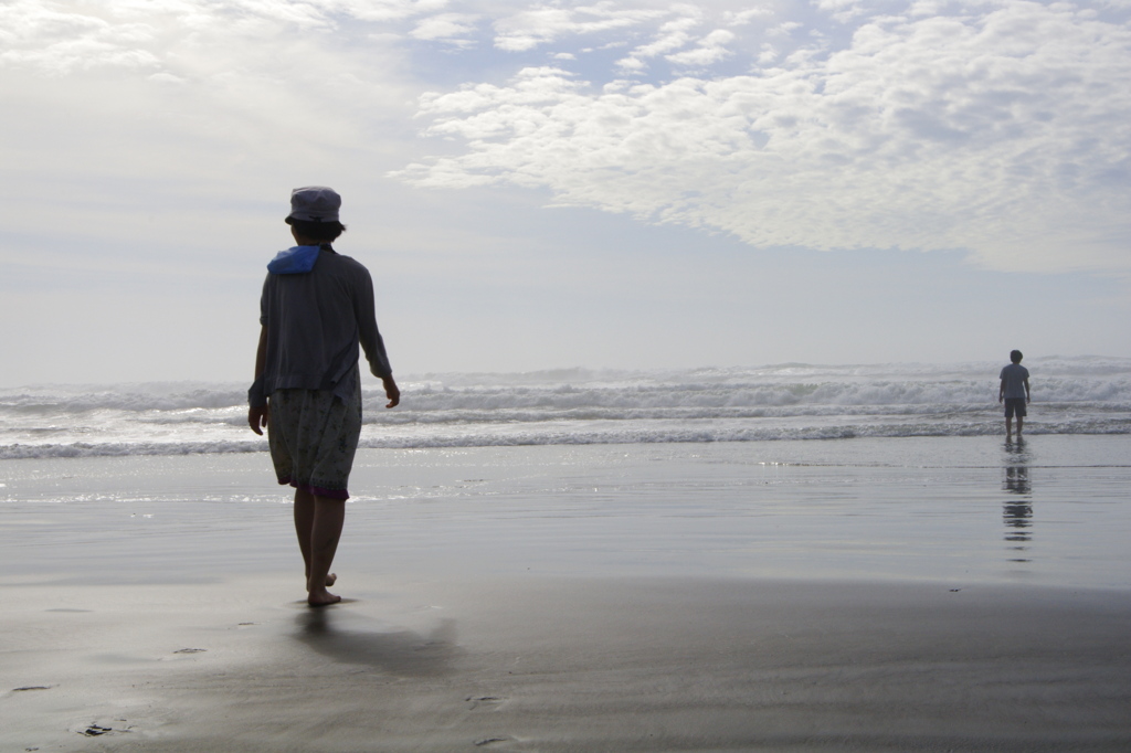 時化の九十九里