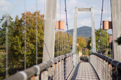 豊田湖畔公園の吊り橋