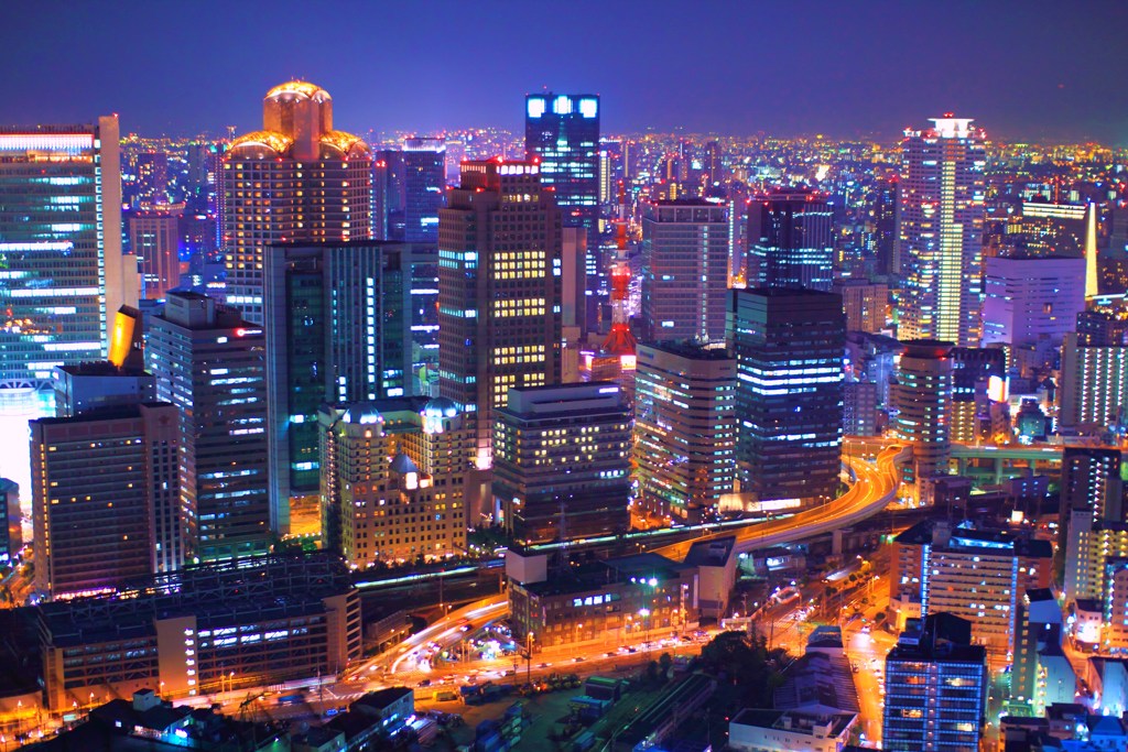 大阪の夜
