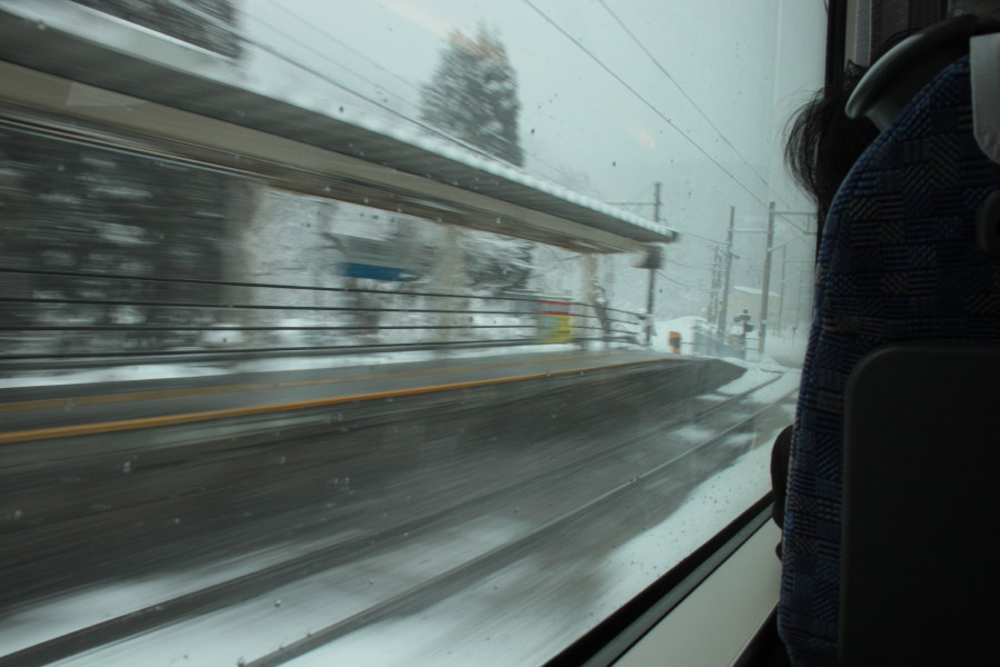 雪の車窓２