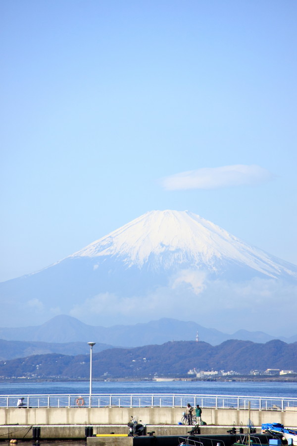 江の島からの富士山