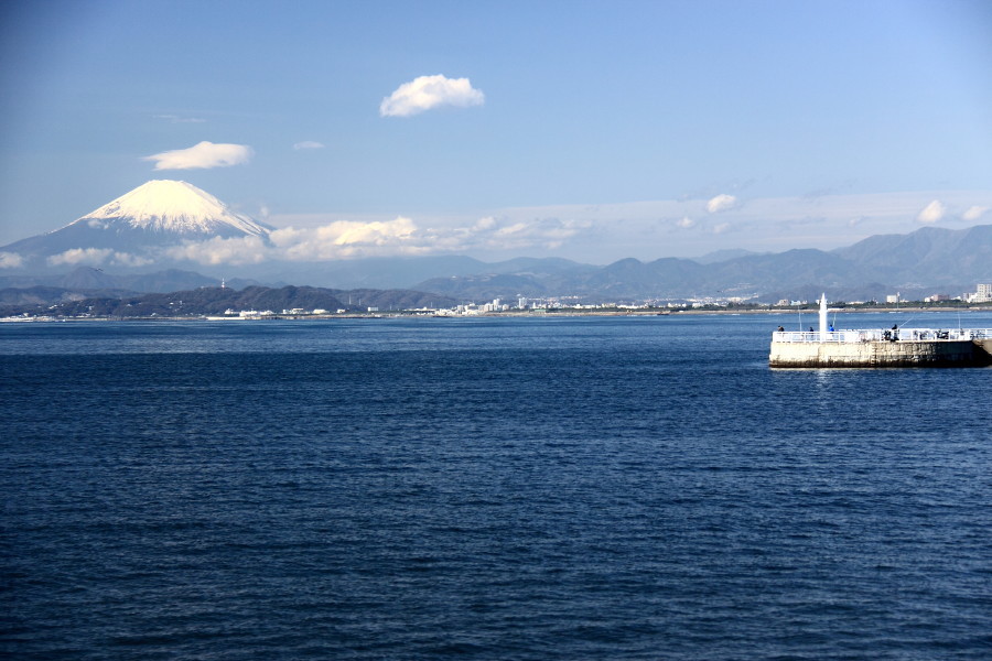 江の島からの富士山２