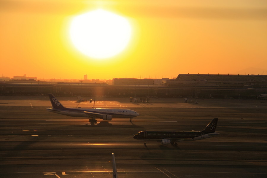 夕日焼け