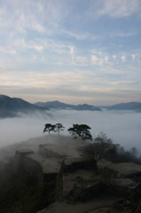 竹田城跡　雲海