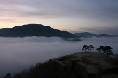 竹田城跡　雲海