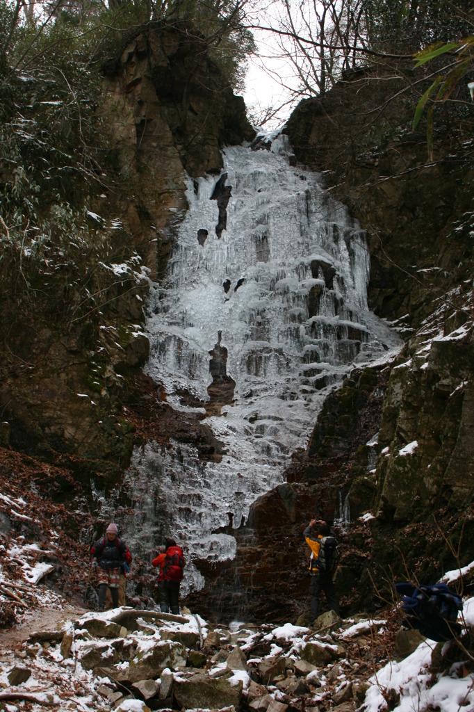 百間滝　氷瀑