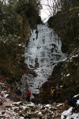 百間滝　氷瀑