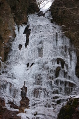 百間滝　氷瀑