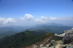 金峰山、五丈岩より。