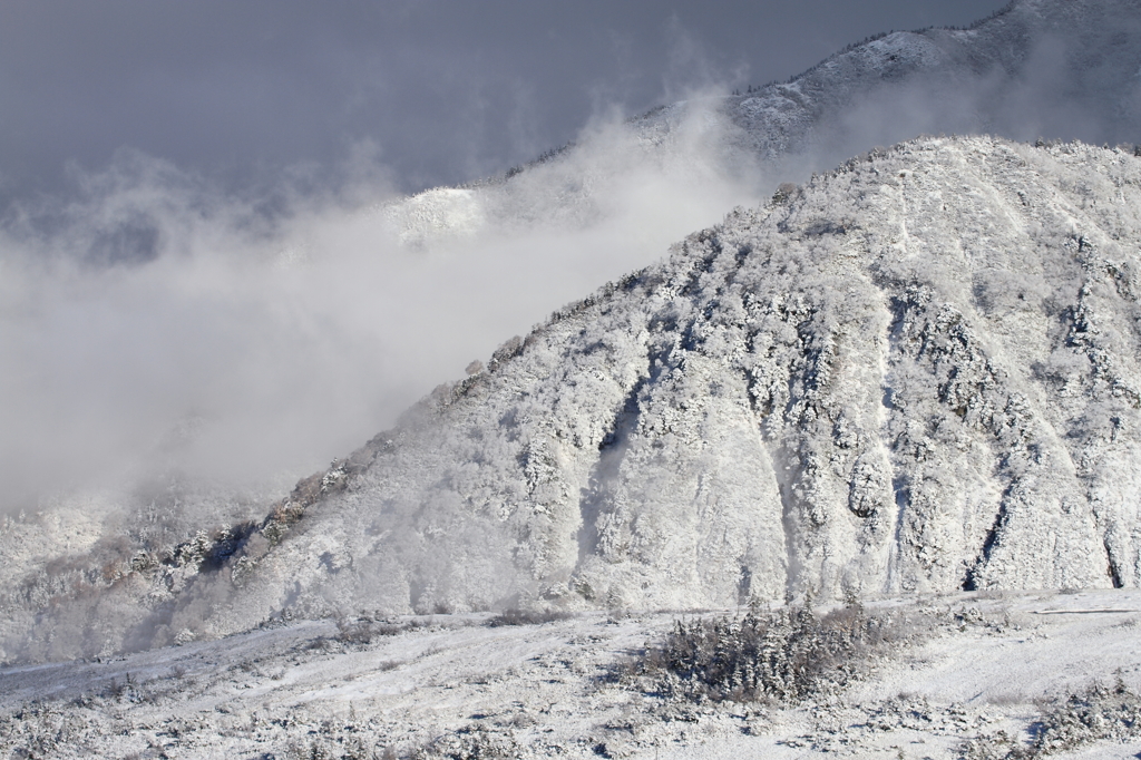 震える山