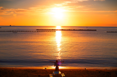 夕日をこの胸に