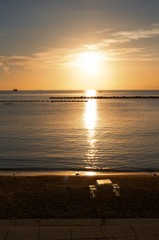 夕日