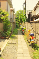 バイクと。