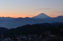 初春の富士