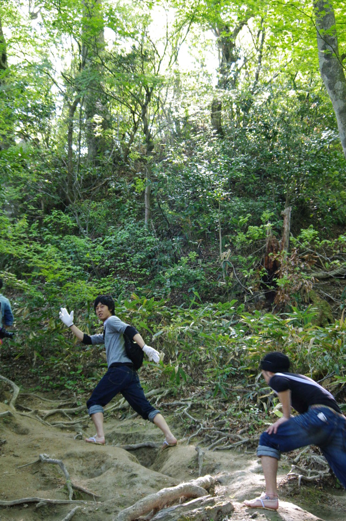 まだまだ登れるぜッ!