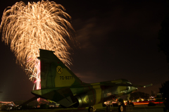 退役機への祝砲
